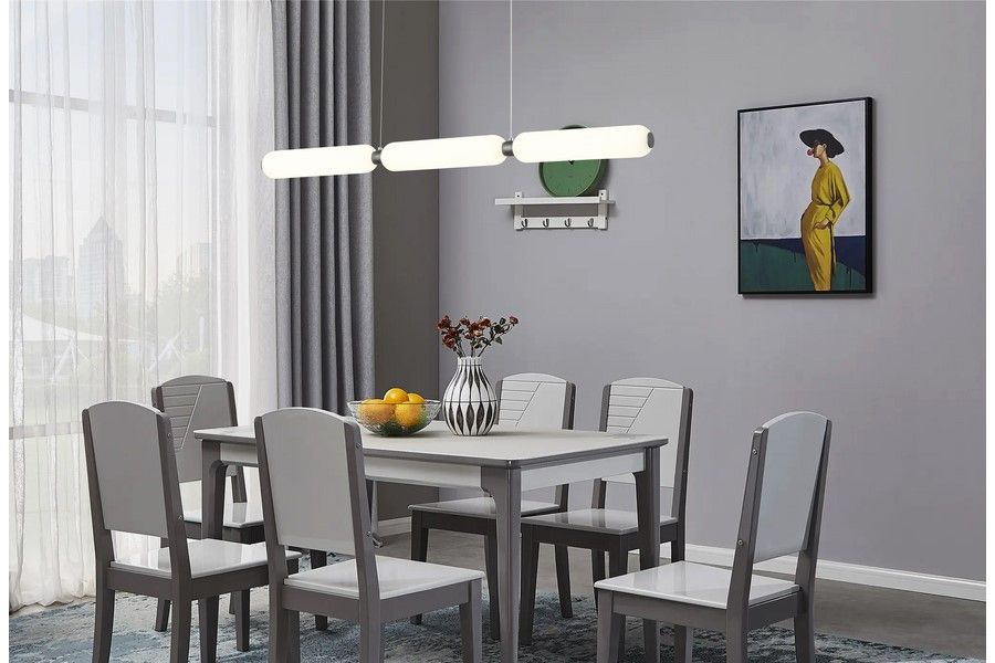 CATKIN závesné svietidlo matné čierne 3xLED/8W/4000K, 92,5x7cm